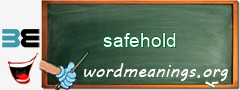 WordMeaning blackboard for safehold